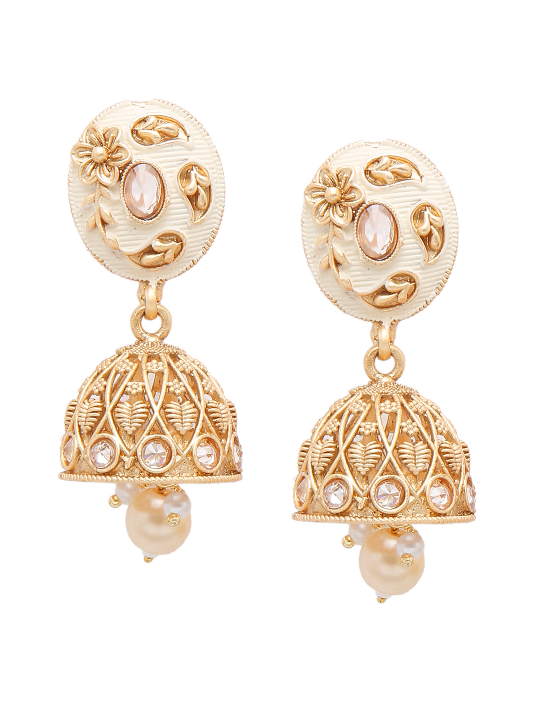 YouBella Jewellery Celebrity Inspired Gold Plated Necklace Jewellery Set for Girls and Women